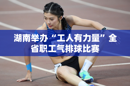 湖南举办“工人有力量”全省职工气排球比赛