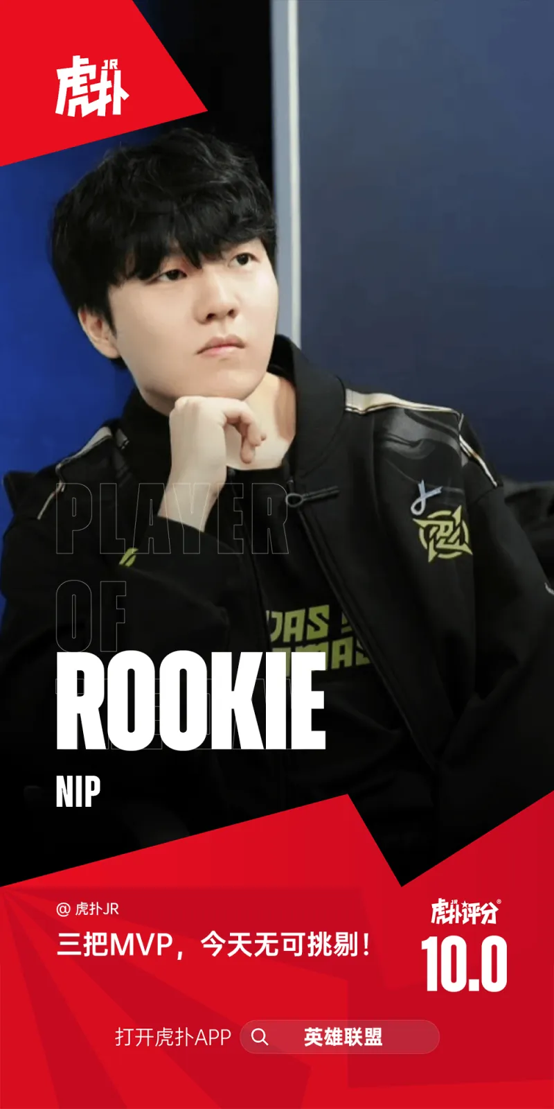 三位无可挑剔的MVP！ Rookie以10.0分荣获昨天最佳球员